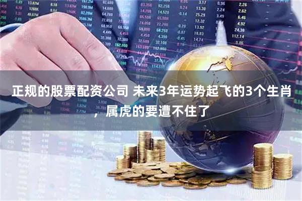 正规的股票配资公司 未来3年运势起飞的3个生肖，属虎的要遭不住了